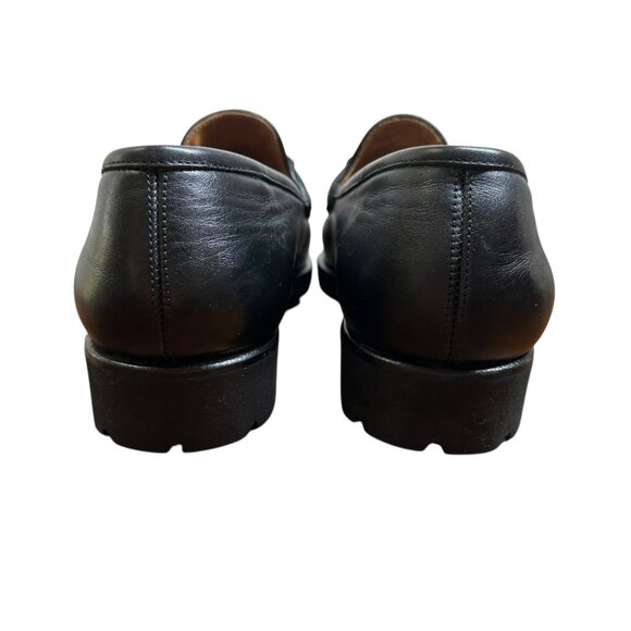 Bruno Magli Falcone Black Leather Bit Loafers Men’s US Size 10.5 (Made in Italy) - Picture 6 of 10